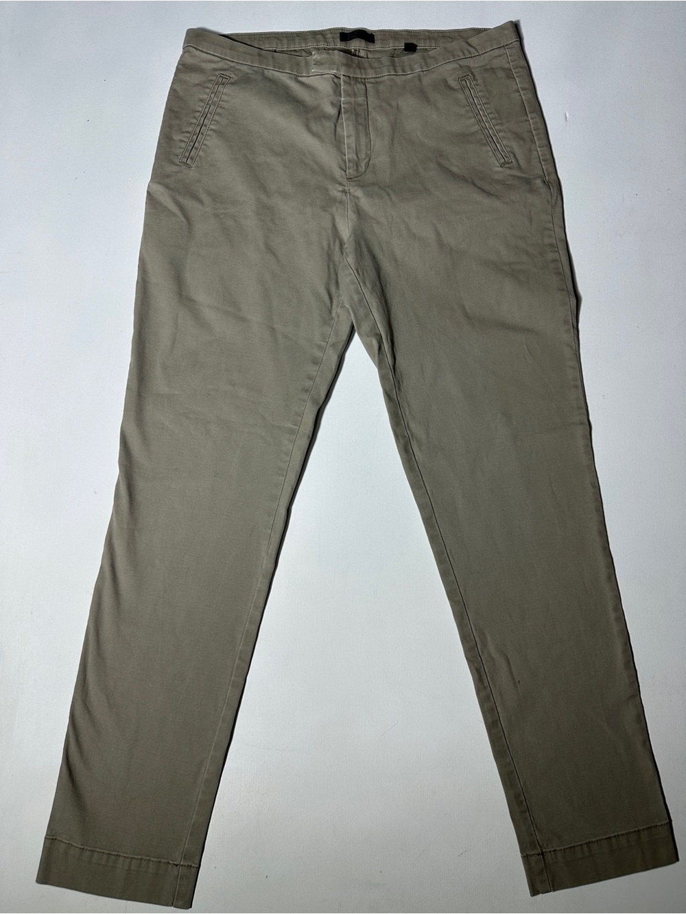 ATM Anthony Thomas Melillo Straight-Leg Pants in Olive Green